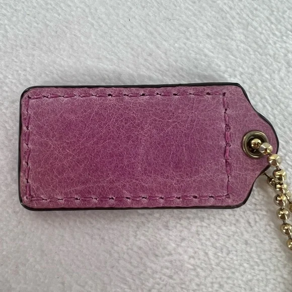 Coach Pink Bag Tag - Picture 4 of 6